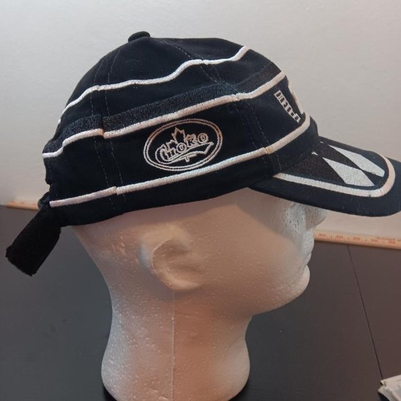 Choko Design Racing Velcro Back Trucker Hat. Black & White. Good Condition - Picture 5 of 5